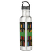 Bouteille D'eau Livres Librairies Design Water Bottle (Dos)