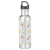Bouteille D'eau Llama Alapaca Cute Animaux Boho Design (Dos)