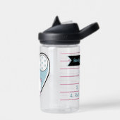 Bouteille D'eau Llama Pyjama Coeur bleu (Gauche)