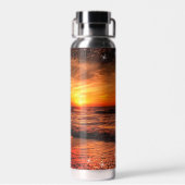 Bouteille D'eau L'océan chaud Plage Le son des vagues coucher de s (Arrière)