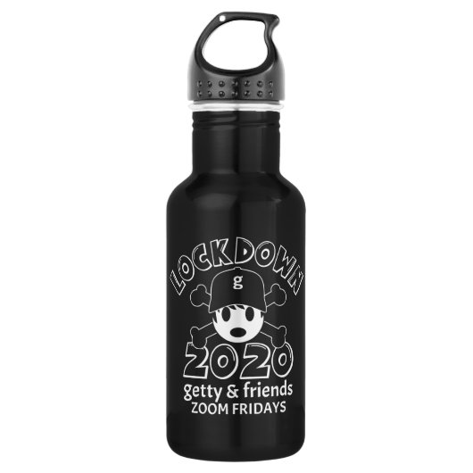 Bouteille d'eau Lockdown 2020 (Devant)