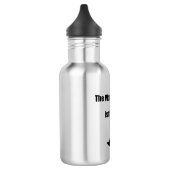 Bouteille D'eau L'Oeuvre Est La Femme Récompensée Coureur (Gauche)