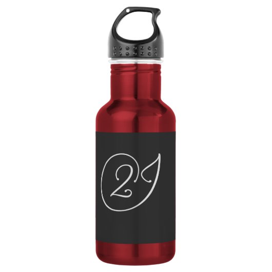 Bouteille D'eau Logo '2J' (Devant)