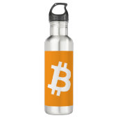 Bouteille D'eau Logo Bitcoin Cryptomonnaie (Devant)