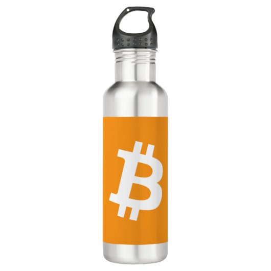 Bouteille D'eau Logo Bitcoin Cryptomonnaie (Devant)