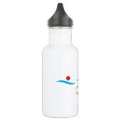Bouteille D'eau Logo cool moderne Triathlon (Gauche)