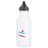 Bouteille D'eau Logo cool moderne Triathlon (Droite)