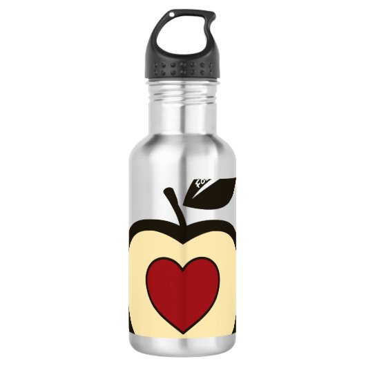 Bouteille D'eau Logo d'Apple : la nourriture à développer (Devant)