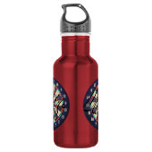 Bouteille D'eau Logo Dartboard et Darts, (Dos)