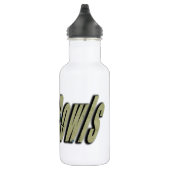 Bouteille D'eau Logo de boules sur gazon, (Droite)