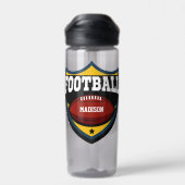Bouteille D'eau Logo de football de nom personnalisé (Arrière)