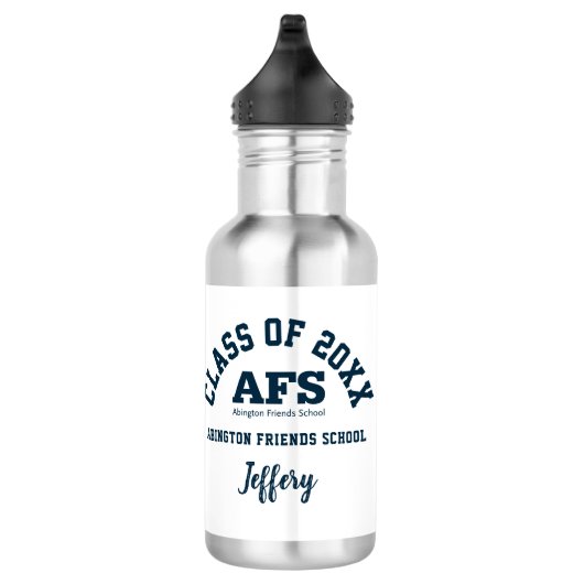 Bouteille d'eau Logo de l'école Abington Friends P (Droite)
