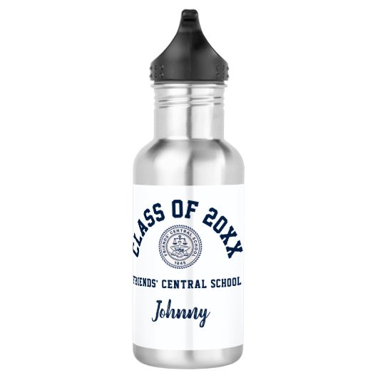 Bouteille d'eau Logo de l'école centrale des amis (Droite)