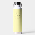Bouteille D'eau Logo de l'entreprise Code QR personnalisé site Web<br><div class="desc">Faites une impression durable avec notre logo d'entreprise Custom QR Code Website Professional Yellow Water Bottle. Cette bouteille d'eau élégante et professionnelle est la meilleure façon de présenter votre logo d'entreprise et d'augmenter le trafic web et le fiançailles client. En incorporant un générateur de code QR personnalisé sur la bouteille,...</div>