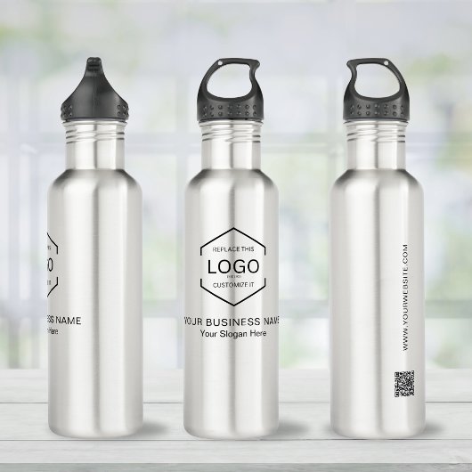 Bouteille D'eau Logo de l'entreprise Code QR Promotionnel