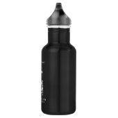 Bouteille D'eau Logo de l'entreprise personnalisée QR Code et text (Droite)