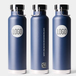 Bouteille D'eau Logo de l'entreprise Site Web de code QR personnal<br><div class="desc">Faites une déclaration en gras avec notre logo Professionnel Entreprise Personnalisé QR code site Web sur Blue Water Bottle. Cette bouteille d'eau élégante et élégante offre la toile parfaite pour mettre en valeur votre logo d'entreprise et améliorer la visibilité de votre marque. En plaçant votre logo d'entreprise sur cette bouteille...</div>