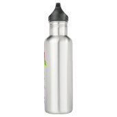 Bouteille D'eau Logo de parties scintillantes de Pickleball (Droite)