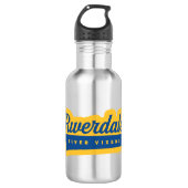 Bouteille D'eau Logo de Riverdale River Vixens (Devant)