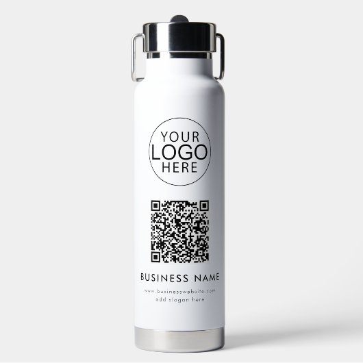 Bouteille D'eau Logo de société moderne Code QR Evénements d'entre (Salle de sport)