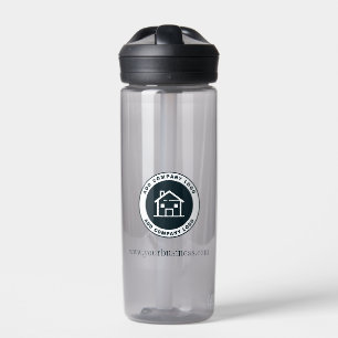 Bouteille D'eau Logo de société moderne et personnalisation de sit