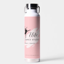 Logo de studio de danse personnalisé Équipe Rose