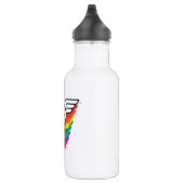 Bouteille D'eau Logo de Wonder Woman Layers Rainbow (Droite)