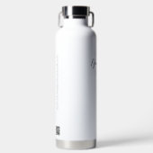 Bouteille D'eau Logo d'entreprise personnalisé QR code site Web pr (Avant)