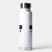 Bouteille D'eau Logo d'entreprise personnalisé Texte simple et sit (Gym)