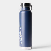 Bouteille D'eau Logo du nom étoilé Supergirl Baseball (Arrière)