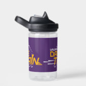 Bouteille D'eau Logo du train UAlbany Dane (Arrière Complet)