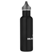 Bouteille D'eau Logo empilé USMC - Blanc (Gauche)