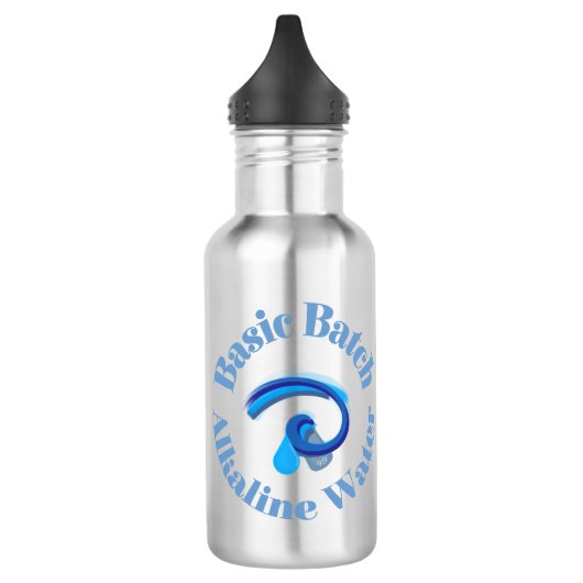 Bouteille D'eau Logo graphique de base Batch Alkaline Water (Gauche)