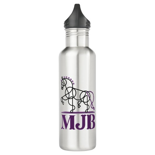Bouteille D'eau logo MJB  (Gauche)
