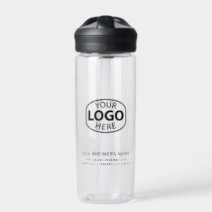 Bouteille D'eau Logo moderne QR Code Entreprise Promotionnel Perso
