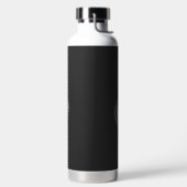 Bouteille D'eau logo noir et brun avec la lettre 9 (Droite)