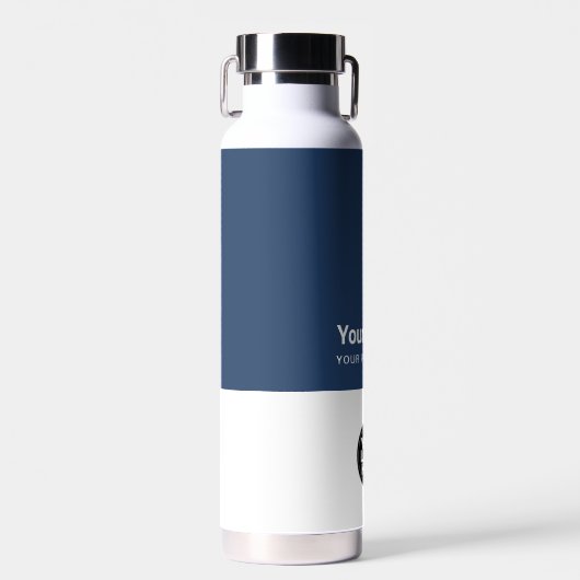 Bouteille D'eau Logo, nom, profession (Avant)