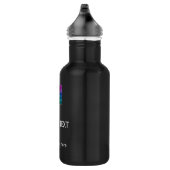 Bouteille D'eau Logo photo modèle Texte Top Best Modern Simple (Droite)