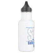 BOUTEILLE D'EAU LOGO PME OBJET EXPERT BLANC/BLEU (Gauche)