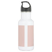 Bouteille D'eau Logo professionnel de marque rose pâle (Dos)