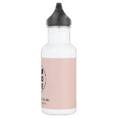 Bouteille D'eau Logo professionnel de marque rose pâle (Droite)