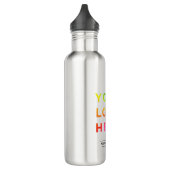 Bouteille D'eau Logo professionnel personnalisé 24 oz (Gauche)