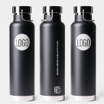 Bouteille D'eau Logo professionnel personnalisé Site de code QR<br><div class="desc">Faites une déclaration en gras avec notre logo Professionnel Entreprise personnalisée Code QR site Web Water Bottle. Cette bouteille d'eau élégante et élégante offre la toile parfaite pour mettre en valeur votre logo d'entreprise et améliorer la visibilité de votre marque. En plaçant votre logo d'entreprise sur cette bouteille d'eau, vous...</div>