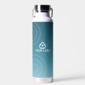 Bouteille D'eau Logo promotionnel du Teal Gradient Behavioral Heal (Avant)
