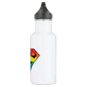 Bouteille D'eau Logo Rainbow de Superman (Droite)