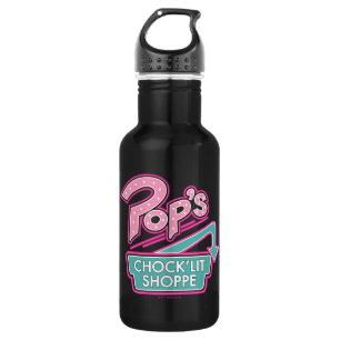 Bouteille D'eau Logo rose du magasin Chock'Lit de Pop