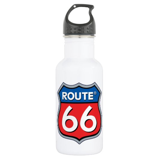 Bouteille D'eau Logo Route 66 (Devant)