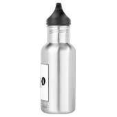 Bouteille D'eau Logo Simple Avec Entreprise Texte (Droite)