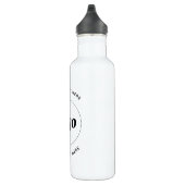 Bouteille D'eau Logo Simple Avec Entreprise Texte (Droite)