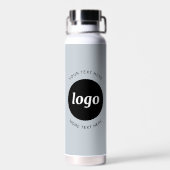 Bouteille D'eau Logo simple et texte Business Powder Blue (Arrière)